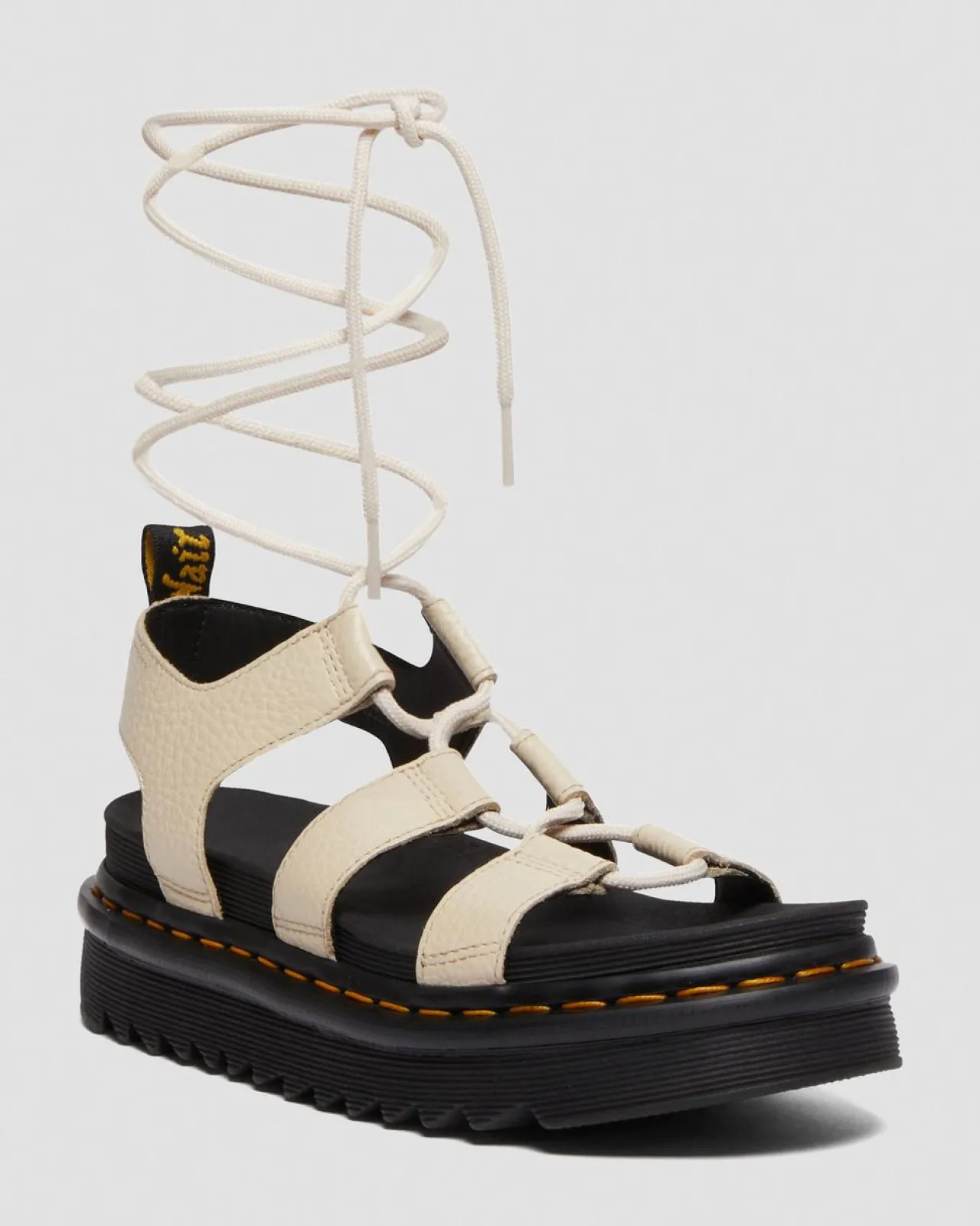 Dr. Martens Nartilla Gemalen Nappa Leren Gladiator Sandalen^UNISEX Lichte Sandalen|Platform Sandalen