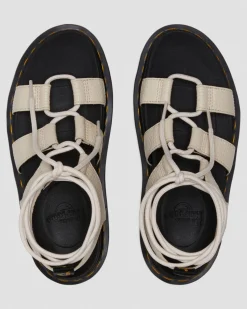 Dr. Martens Nartilla Gemalen Nappa Leren Gladiator Sandalen^UNISEX Lichte Sandalen|Platform Sandalen