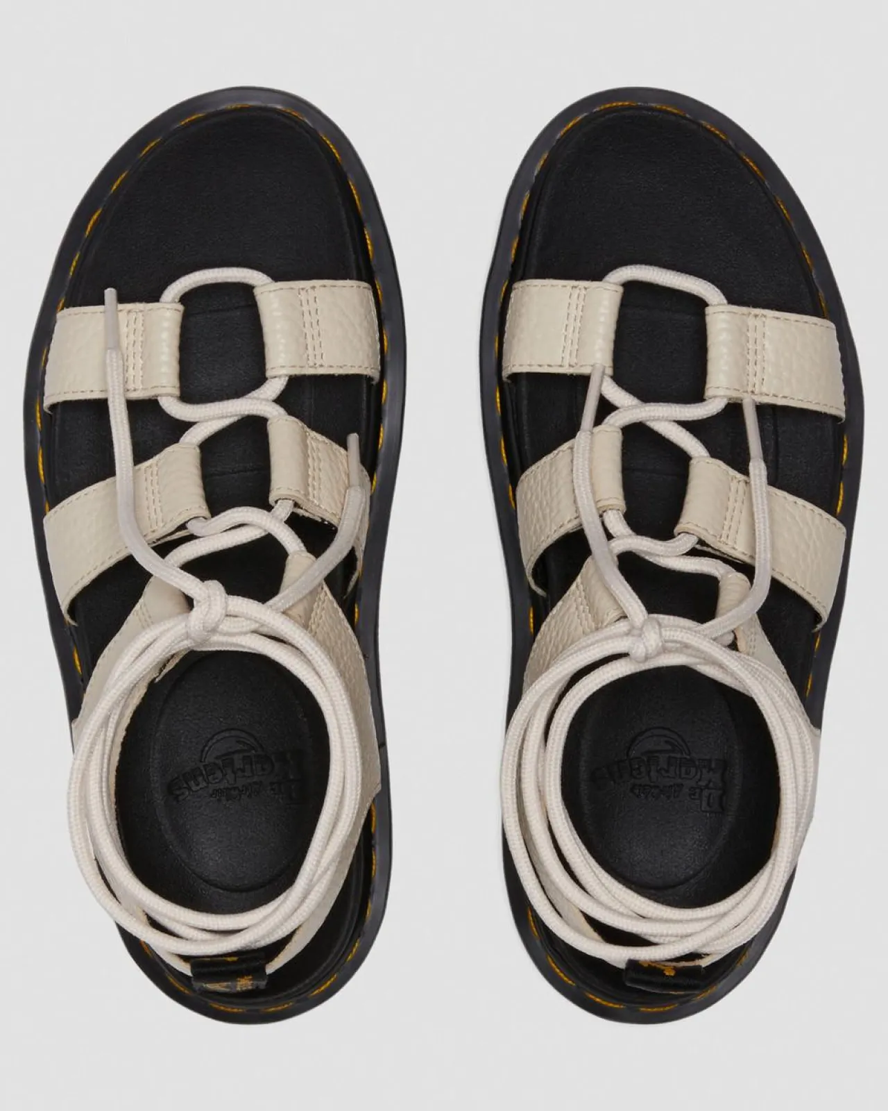 Dr. Martens Nartilla Gemalen Nappa Leren Gladiator Sandalen^UNISEX Lichte Sandalen|Platform Sandalen