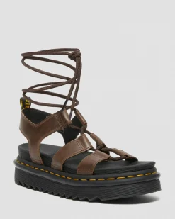 Dr. Martens Nartilla Illusie Leren Gladiator Sandalen^WOMENS Lichte Sandalen|Gladiator Sandalen