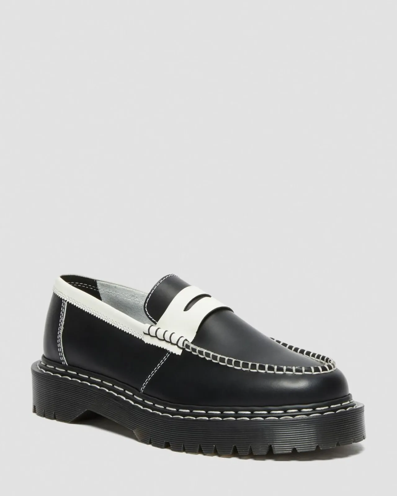 Dr. Martens Penton Bex Contrasterende Leren Loafers^MENS Loafers|Schoenen