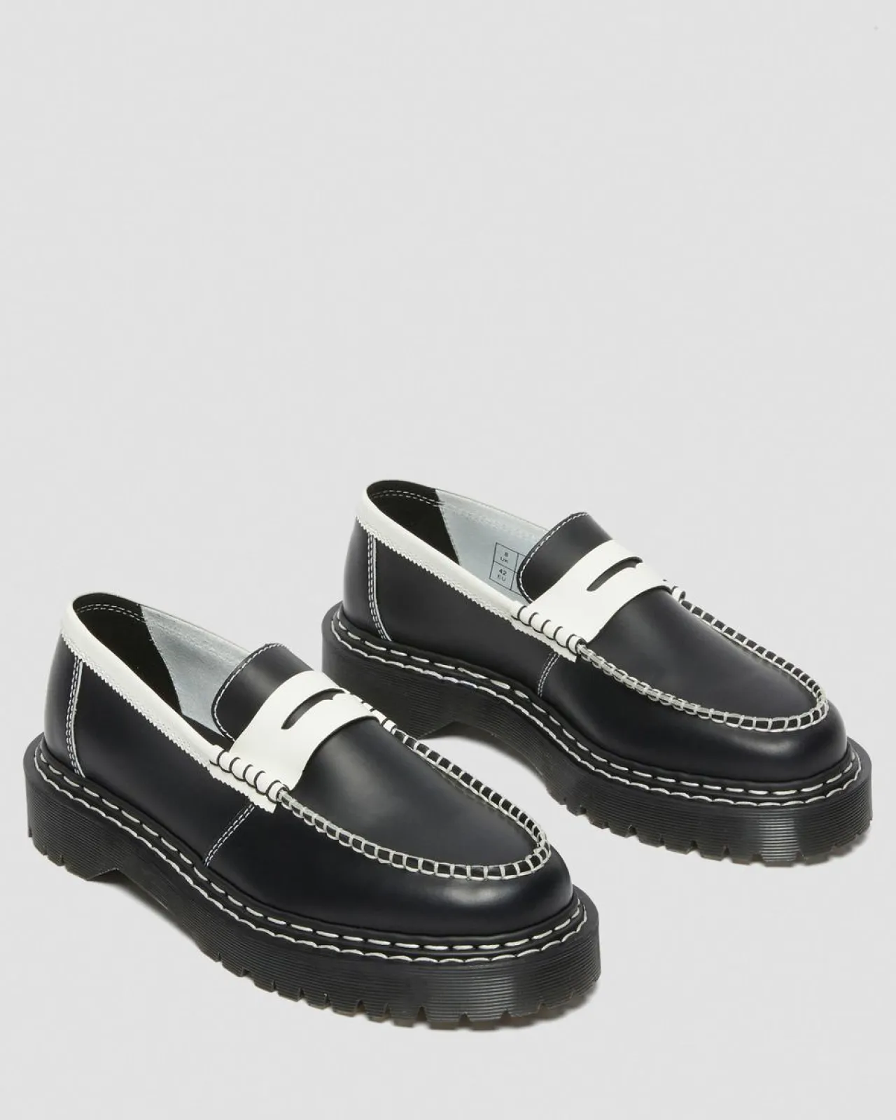 Dr. Martens Penton Bex Contrasterende Leren Loafers^MENS Loafers|Schoenen