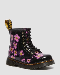 Dr. Martens Peuter 1460 Floral Lak Laarzen^KIDS Sale Voor Kinderen|Meisjes Schoolschoenen