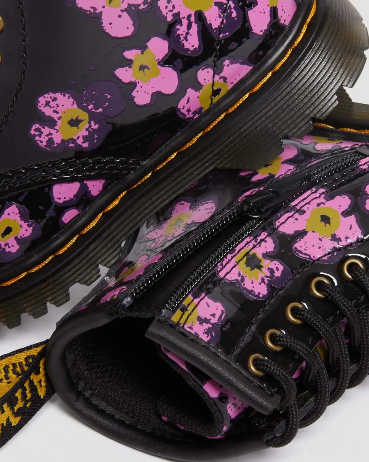 Dr. Martens Peuter 1460 Floral Lak Laarzen^KIDS Sale Voor Kinderen|Meisjes Schoolschoenen