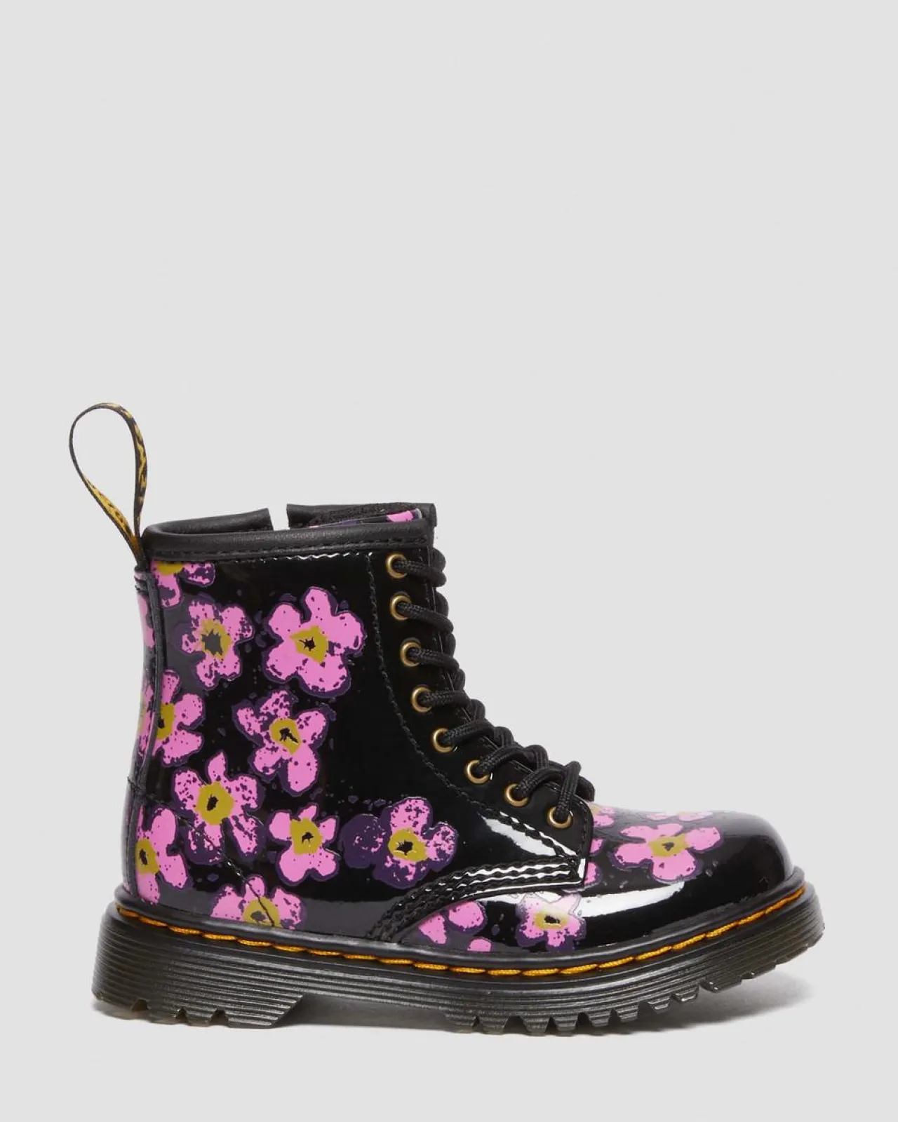 Dr. Martens Peuter 1460 Floral Lak Laarzen^KIDS Sale Voor Kinderen|Meisjes Schoolschoenen