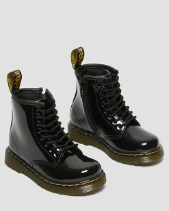 Dr. Martens Peuter 1460 Lakleren Veterlaarzen^KIDS Meisjes Schoolschoenen|Laarzen