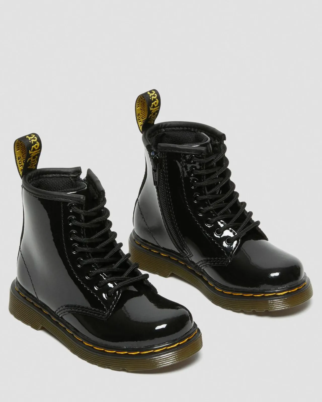 Dr. Martens Peuter 1460 Lakleren Veterlaarzen^KIDS Meisjes Schoolschoenen|Laarzen