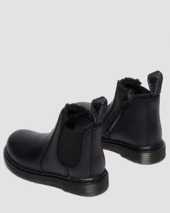 Dr. Martens Peuter 2976 Leonore Imitatiebont Gevoerde Chelsea Boots^KIDS Jongens|Laarzen