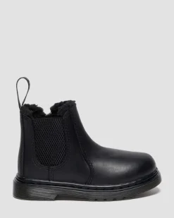 Dr. Martens Peuter 2976 Leonore Imitatiebont Gevoerde Chelsea Boots^KIDS Jongens|Laarzen