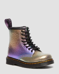 Dr. Martens Peuter 1460 Regenboog Leren Veterlaarzen^UNISEX Sale Voor Kinderen|Laarzen