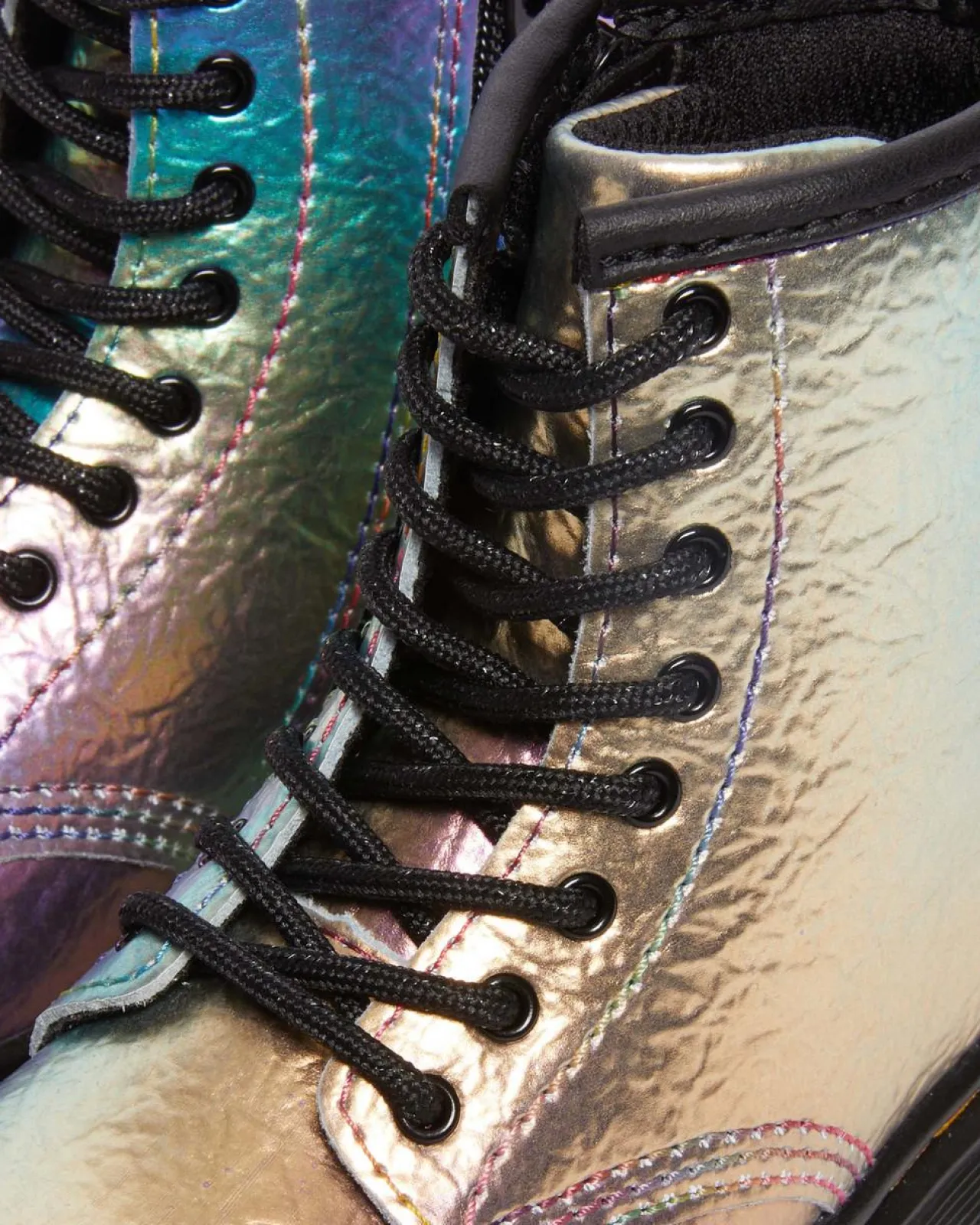 Dr. Martens Peuter 1460 Regenboog Leren Veterlaarzen^UNISEX Sale Voor Kinderen|Laarzen
