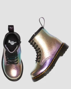 Dr. Martens Peuter 1460 Regenboog Leren Veterlaarzen^UNISEX Sale Voor Kinderen|Laarzen