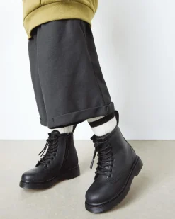Dr. Martens Peuter 1460 Serena Imitatiebont Gevoerde Leren Laarzen^KIDS Jongens|Laarzen