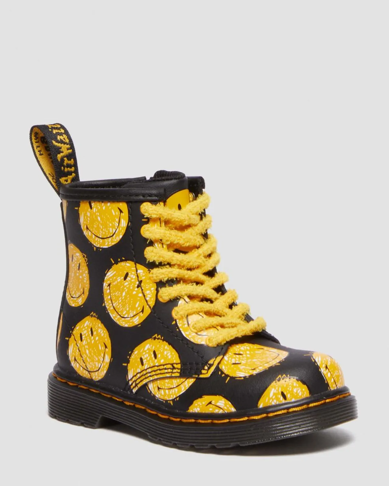 Dr. Martens Peuter 1460 SMILEY® Leren Laarzen^UNISEX Sale Voor Kinderen|Laarzen