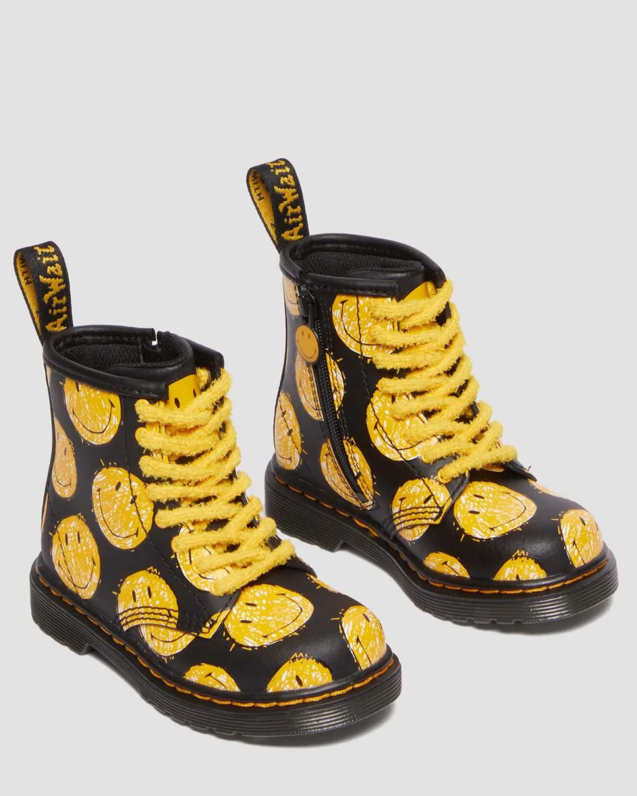 Dr. Martens Peuter 1460 SMILEY® Leren Laarzen^UNISEX Sale Voor Kinderen|Laarzen