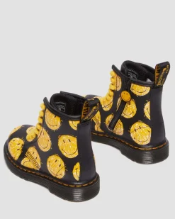 Dr. Martens Peuter 1460 SMILEY® Leren Laarzen^UNISEX Sale Voor Kinderen|Laarzen