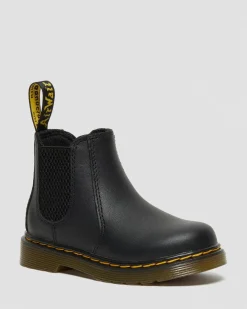 Dr. Martens Peuter 2976 Softy T Leren Chelsea Boots^KIDS Meisjes Schoolschoenen|Jongens Schoolschoenen