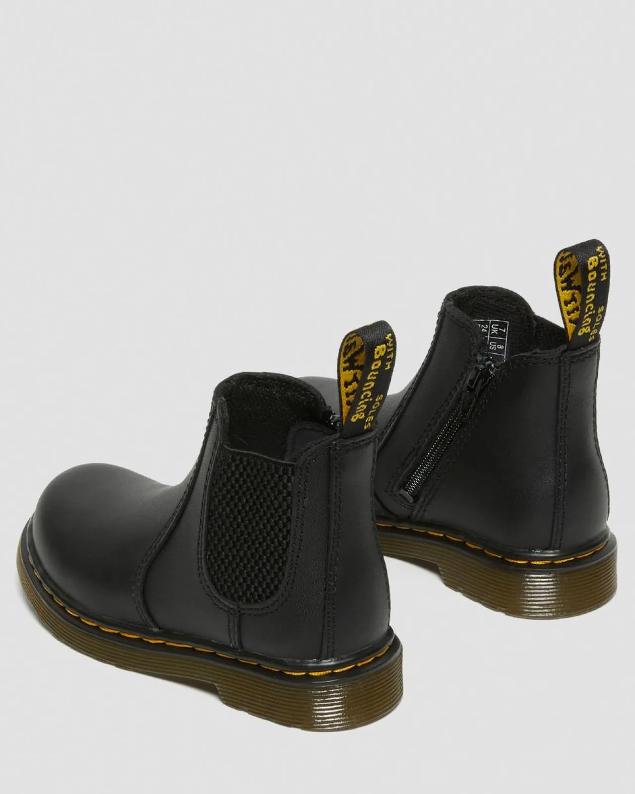 Dr. Martens Peuter 2976 Softy T Leren Chelsea Boots^KIDS Meisjes Schoolschoenen|Jongens Schoolschoenen
