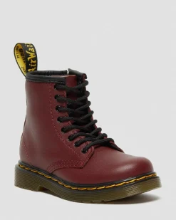 Dr. Martens Peuter 1460 Softy T Leren Veterlaarzen^KIDS Meisjes Schoolschoenen|Jongens Schoolschoenen