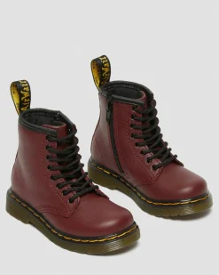 Dr. Martens Peuter 1460 Softy T Leren Veterlaarzen^KIDS Meisjes Schoolschoenen|Jongens Schoolschoenen