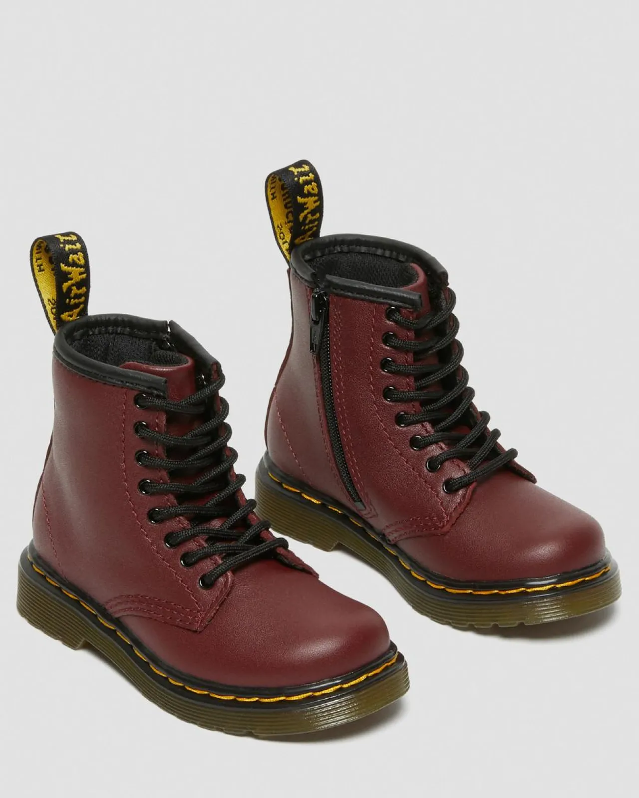 Dr. Martens Peuter 1460 Softy T Leren Veterlaarzen^KIDS Meisjes Schoolschoenen|Jongens Schoolschoenen