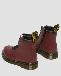 Dr. Martens Peuter 1460 Softy T Leren Veterlaarzen^KIDS Meisjes Schoolschoenen|Jongens Schoolschoenen