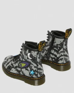 Dr. Martens Peuter 1460 Space Hydro Leren Veterlaarzen^UNISEX Sale Voor Kinderen|Laarzen