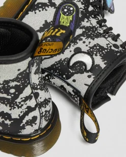 Dr. Martens Peuter 1460 Space Hydro Leren Veterlaarzen^UNISEX Sale Voor Kinderen|Laarzen