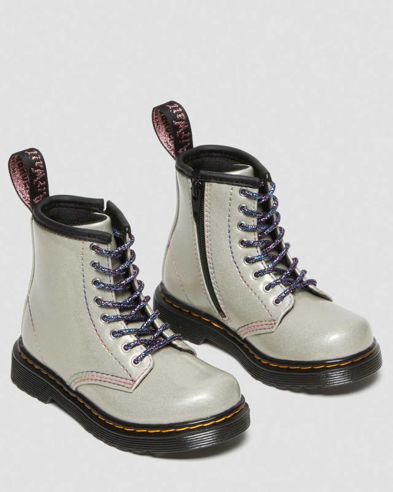 Dr. Martens Peuter 1460 Sparkle Rays Veterlaarzen^UNISEX Sale Voor Kinderen|Laarzen