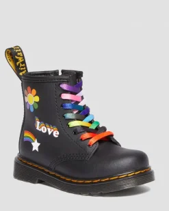 Dr. Martens Peuter 1460 Voor Pride Leren Veterlaarzen^KIDS Sale Voor Kinderen|Meisjes Schoolschoenen