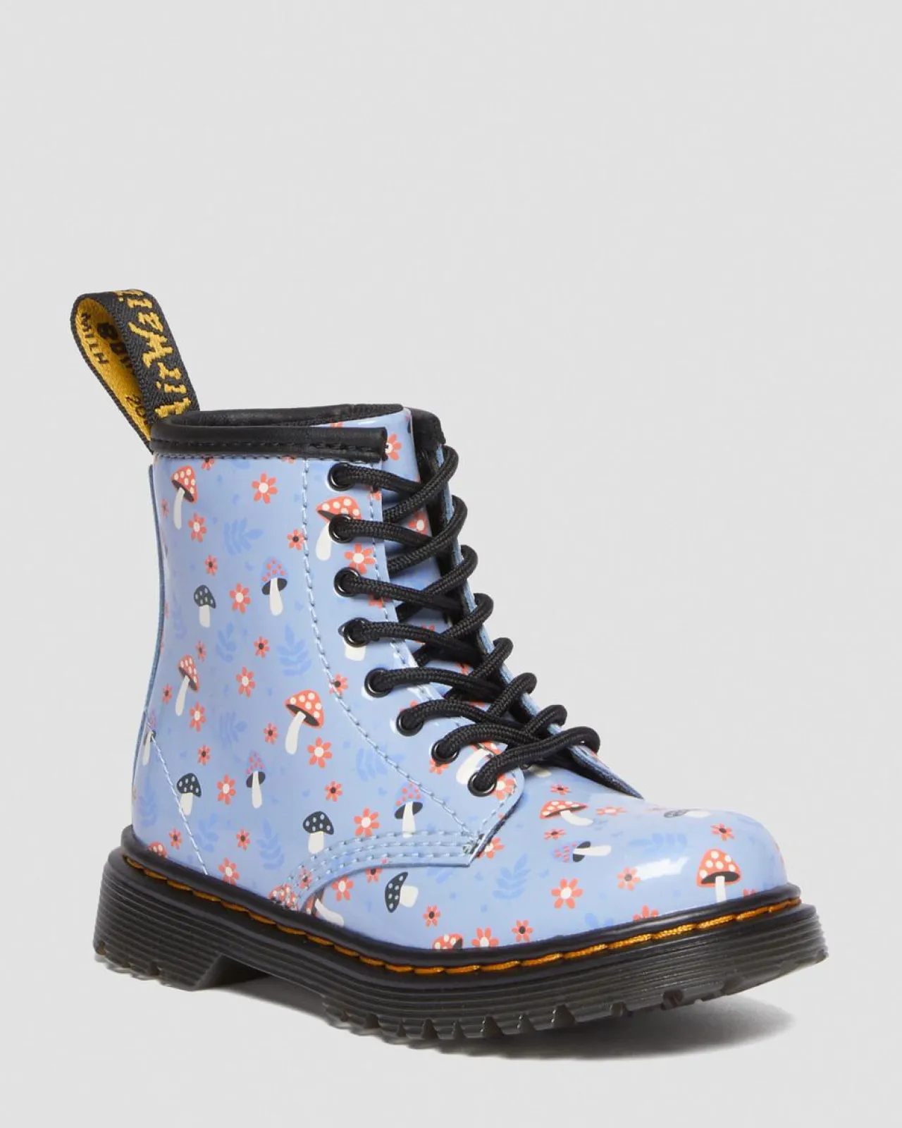 Dr. Martens Peuter 1460 Woodland Lakleren Veterlaarzen^KIDS Sale Voor Kinderen