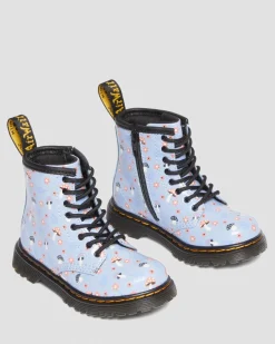 Dr. Martens Peuter 1460 Woodland Lakleren Veterlaarzen^KIDS Sale Voor Kinderen