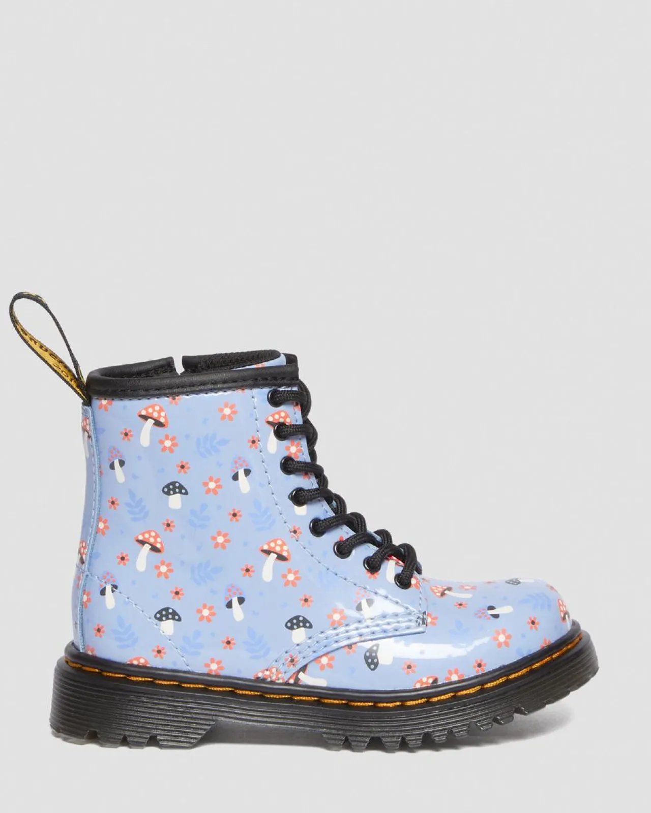 Dr. Martens Peuter 1460 Woodland Lakleren Veterlaarzen^KIDS Sale Voor Kinderen