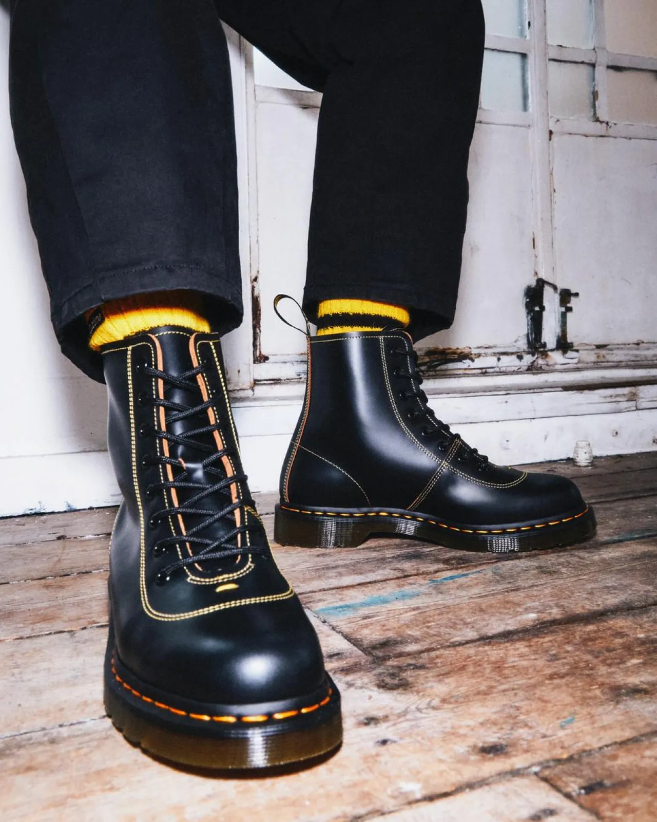 Dr. Martens Pharamond Leren Enkellaarzen^WOMENS Enkellaarzen|Veterlaarzen