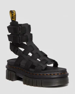 Dr. Martens Ricki Extra Tough Leren Platform Gladiator Sandalen^UNISEX Dames Sale|Gladiator Sandalen