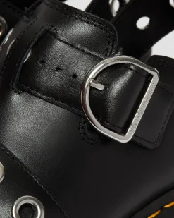Dr. Martens Ricki Hardware Nappa Lux Leren Platform Sandelen^WOMENS Dames Sale|Lichte Sandalen
