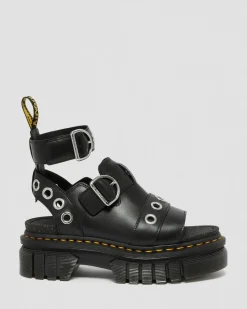 Dr. Martens Ricki Hardware Nappa Lux Leren Platform Sandelen^WOMENS Dames Sale|Lichte Sandalen
