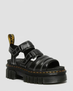 Dr. Martens Ricki Leren Sandalen met 3 Riemen^UNISEX Dames Sale|Lichte Sandalen