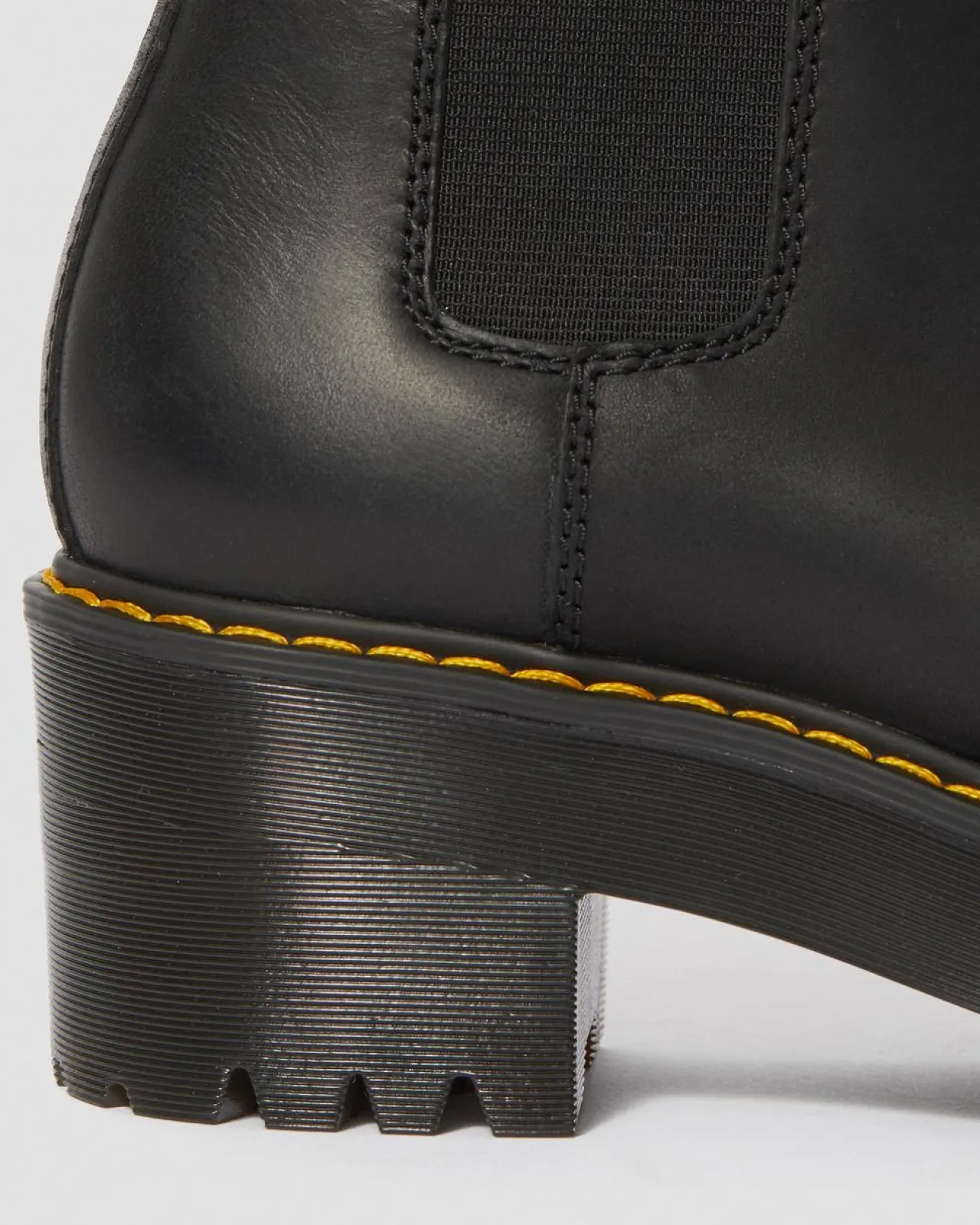 Dr. Martens Rometty Leren Chelsea Boots^WOMENS Hakken|Zachte Leren Laarzen