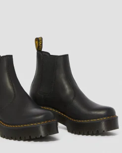 Dr. Martens Rometty Leren Chelsea Boots^WOMENS Hakken|Zachte Leren Laarzen