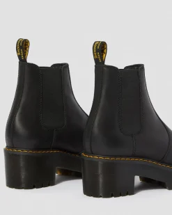 Dr. Martens Rometty Leren Chelsea Boots^WOMENS Hakken|Zachte Leren Laarzen