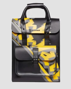 Dr. Martens Rubberen Kiev Leren Rugzak^UNISEX Accessoires Sale|Leren Tassen
