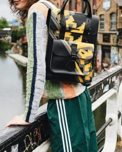 Dr. Martens Rubberen Kiev Leren Rugzak^UNISEX Accessoires Sale|Leren Tassen