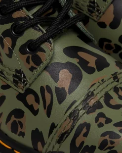 Dr. Martens Sinclair Distorted Luipaard Print Platform Laarzen^WOMENS Platform Laarzen