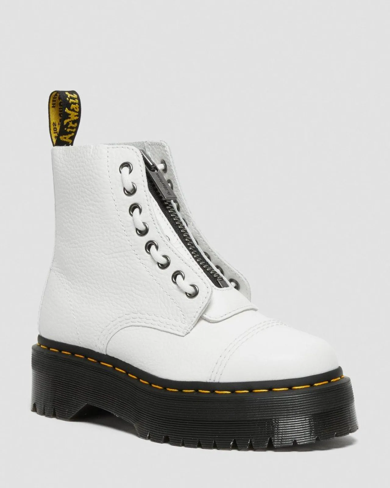 Dr. Martens Sinclair Gemalen Nappa Leren Platformlaarzen^WOMENS Dames Sale|Veterlaarzen