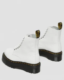 Dr. Martens Sinclair Gemalen Nappa Leren Platformlaarzen^WOMENS Dames Sale|Veterlaarzen