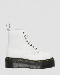 Dr. Martens Sinclair Gemalen Nappa Leren Platformlaarzen^WOMENS Dames Sale|Veterlaarzen