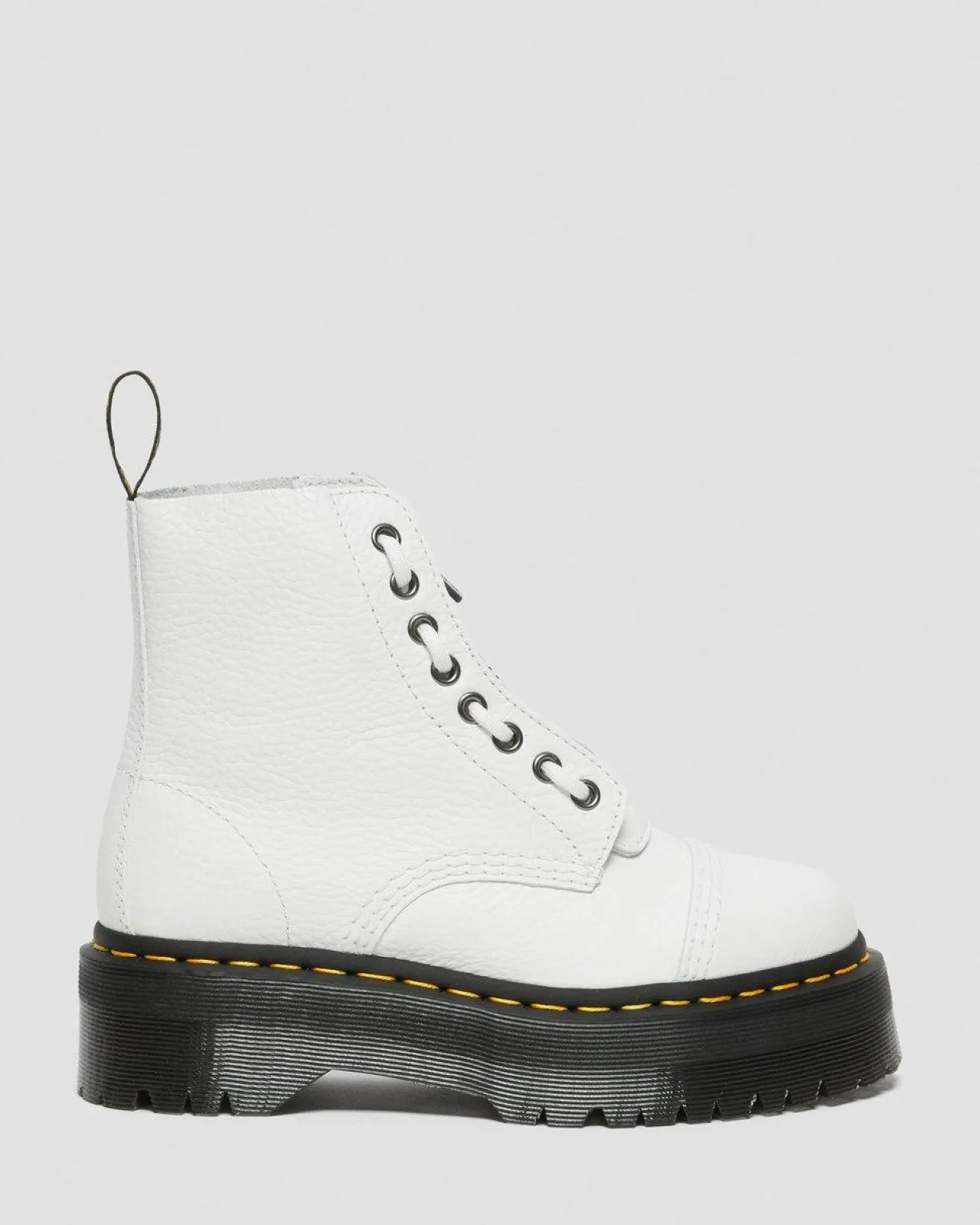 Dr. Martens Sinclair Gemalen Nappa Leren Platformlaarzen^WOMENS Dames Sale|Veterlaarzen
