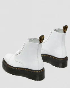 Dr. Martens SINCLAIR LAKLEREN PLATFORM LAARZEN MET KROKODILLEN reliëf^WOMENS Veterlaarzen|Platform Laarzen