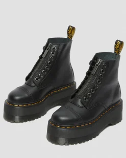 Dr. Martens Sinclair Max Pisa Leren Platformlaarzen^WOMENS Platform Laarzen|Zachte Leren Laarzen